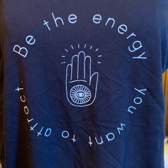 NWOT. 3/$25 Graphic Tee. Be the Energy Sleeveless - Picture 3 of 5